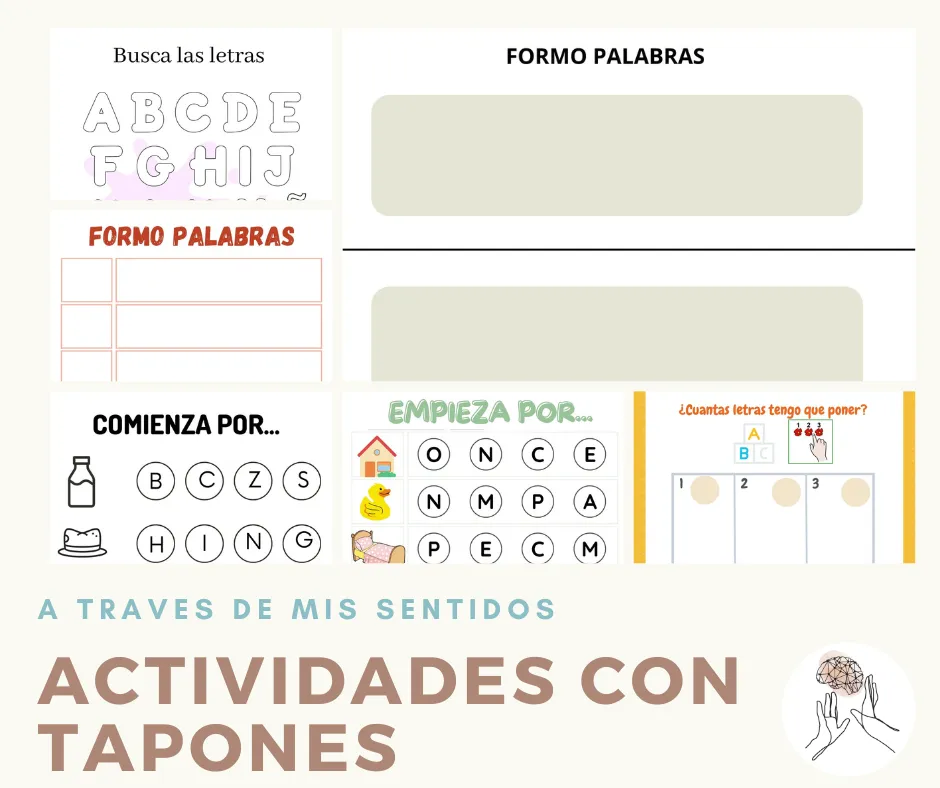 Actividades con tapones